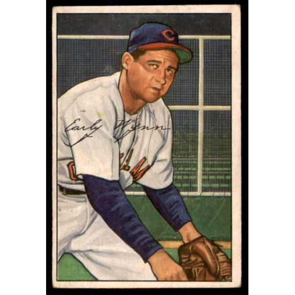 Early Wynn Card 1952 Bowman #142