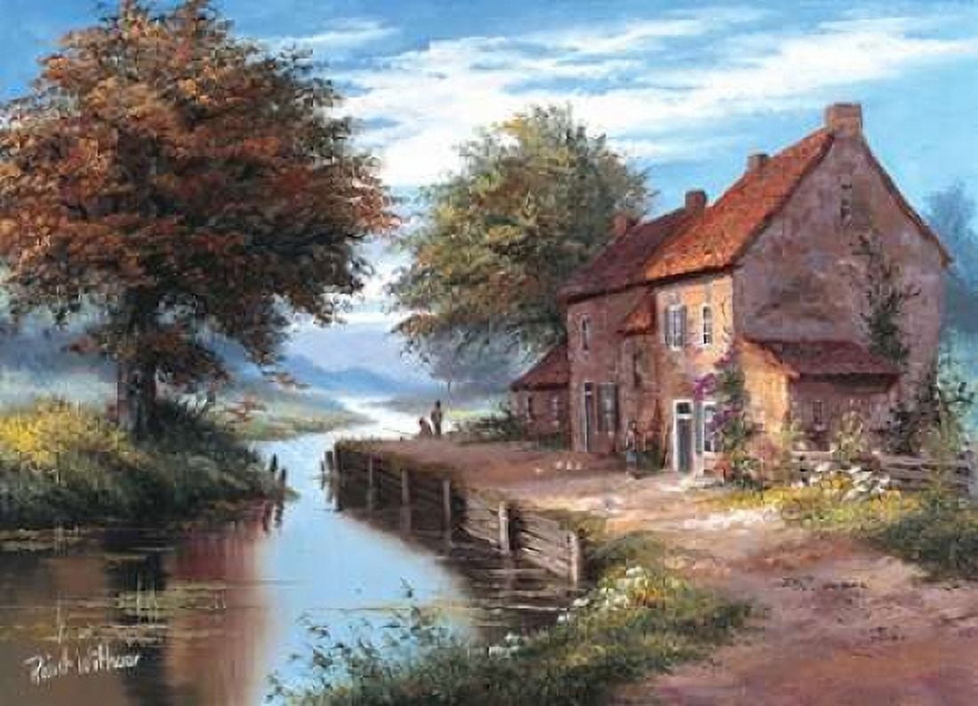 Early morning Canvas Art - Reint Withaar (20 x 28)
