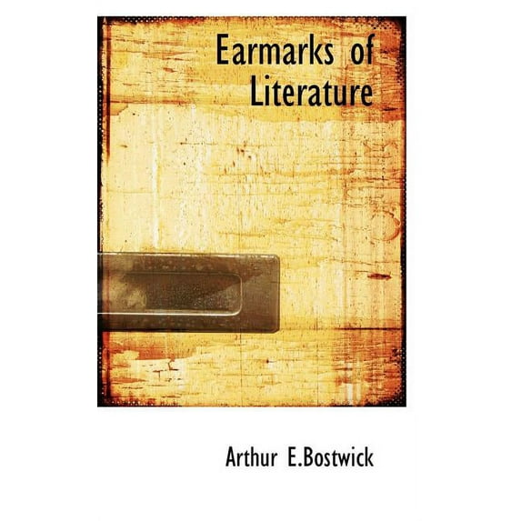 Earmarks of Literature Paperback