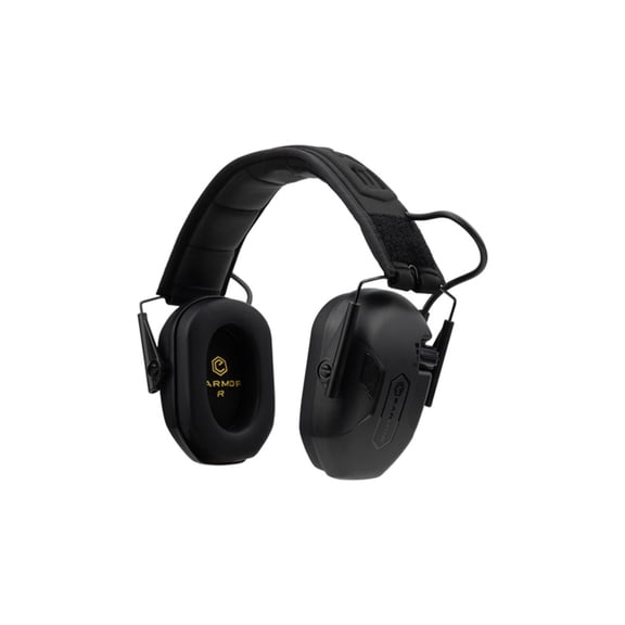 Earmor Sport Shooting ElectronicEar Muffs w/ Foam Earpads, 22dB, Black