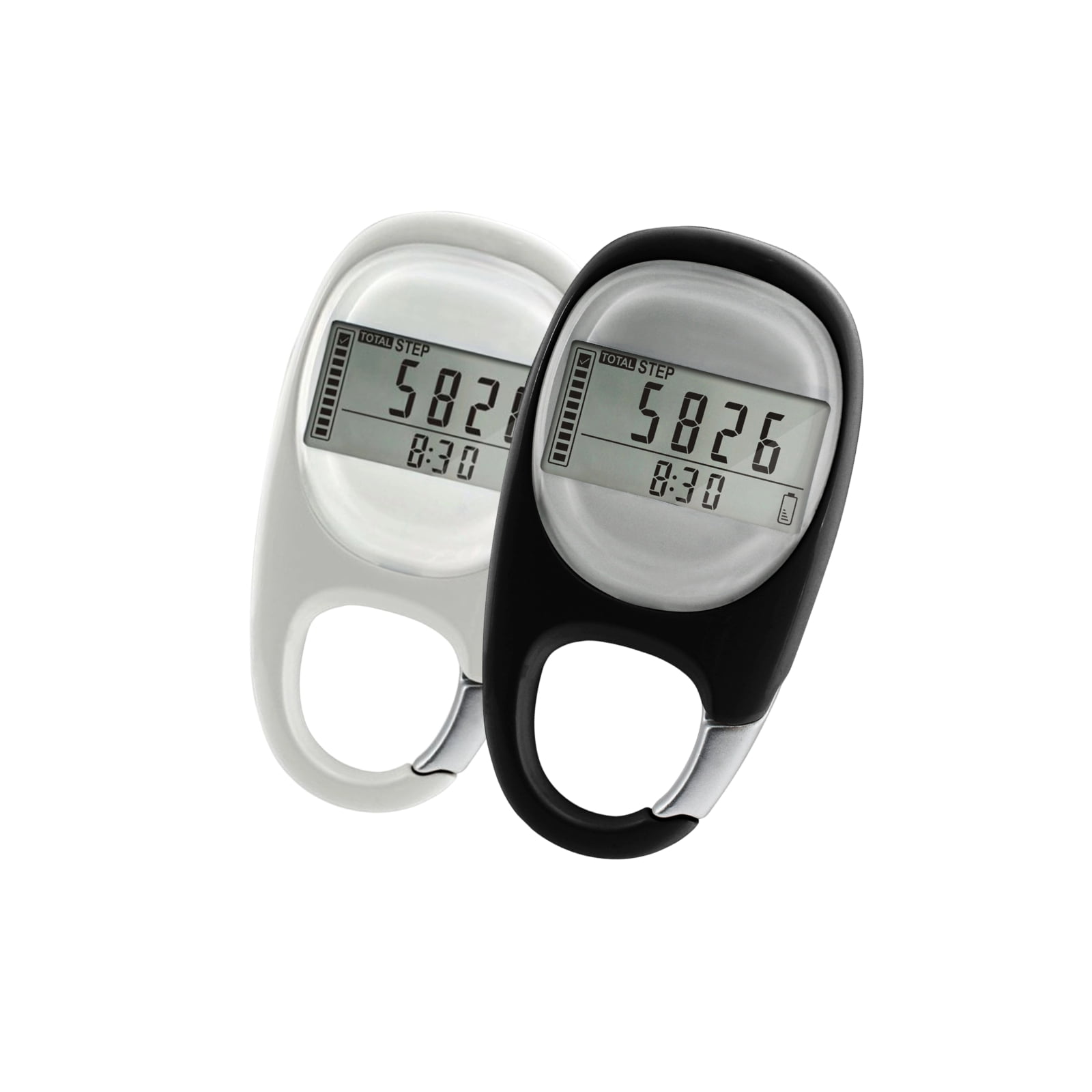 Earmouse 2PC Simple Pedometer for Walking,Accurate Step Tracker with ...
