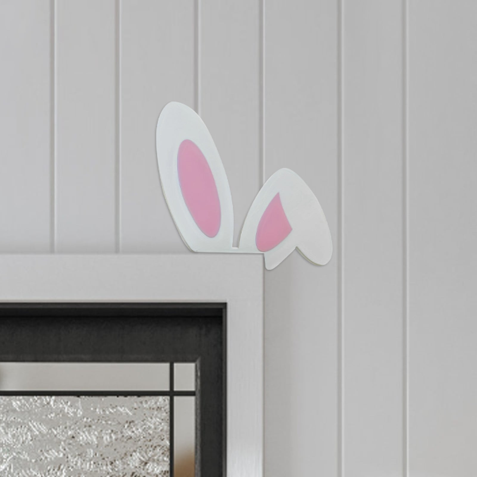 Door Frame Rabbits Earmouse Easter Door Topper Bunny Carrot Egg Easter Wooden Door Frame ...