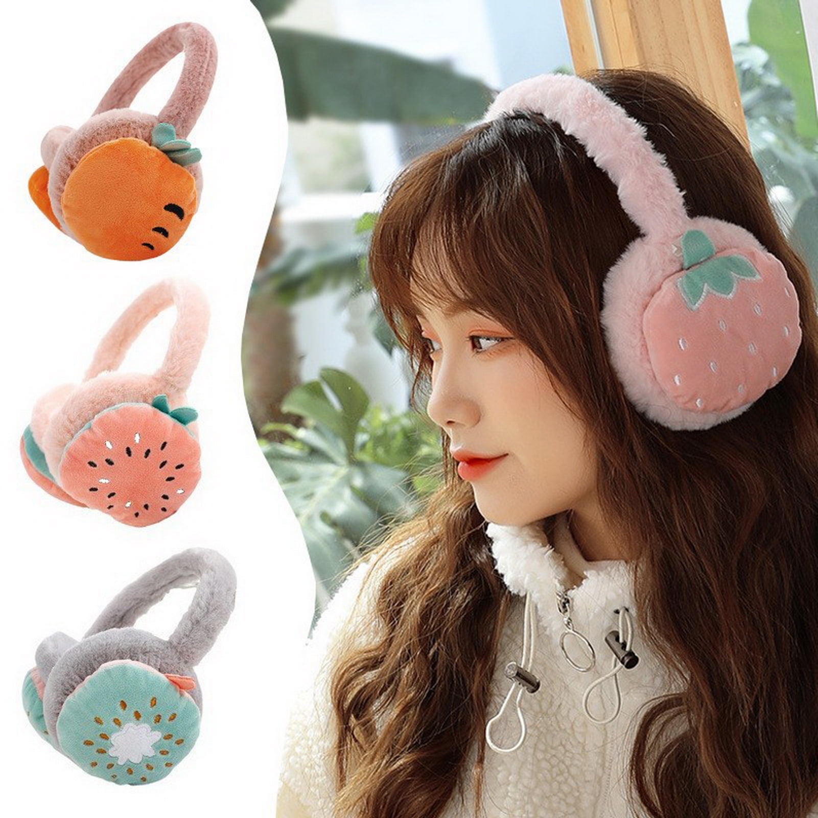 Earmuff Girl Boy Plush Winter Warm Ear Muff Soft Furry Outdoor Ear
