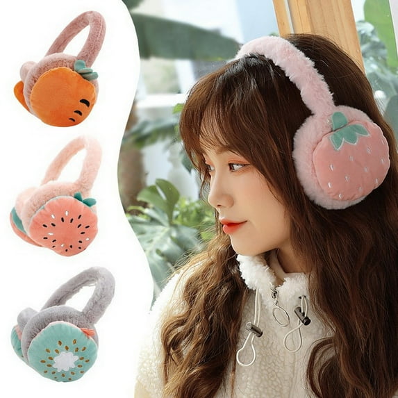 Earmuff Girl Boy Plush Winter Warm Ear Muff Soft Furry Outdoor Ear Warmer Muff Kid Ear Cover Anti-Cold Ear Protector