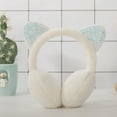 thumbnail image 1 of Earmuffs Skin-friendly Cats Ears Design Plush Winter Warm Cats Ear Muffs, 1 of 5