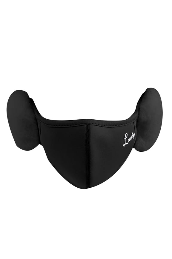 Earmuffs Two In One Three Interface Earmuffs Keep Warm Outdoors In Winter Washable Reusable for Men Women Unisex Running,Cycling,Motorcycle 2pcs Black ,40cm