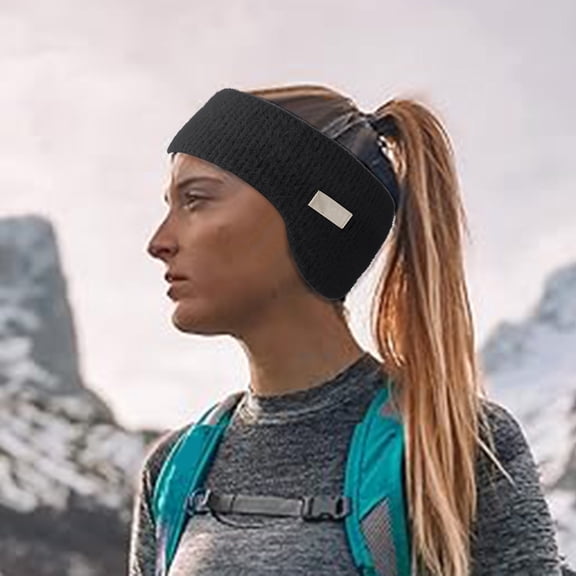 Earmuffs for Sleep,Blindfold Ear Muffs All-In-One Headband and Noise Reduction , Ear Muffs Winter Women Sleep Mask