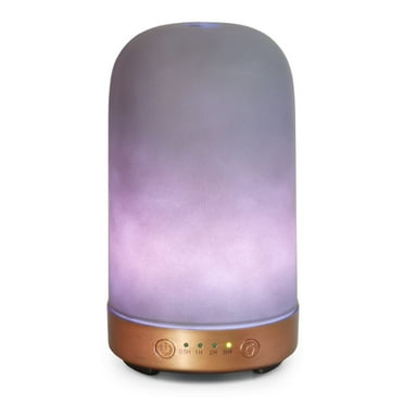 Earnest Living Essential Oil Diffusers Home Scent Aroma Glass 100ml Timer Night Lights