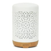 Earnest Living Essential Oil Diffusers Home Scent Aroma White Ceramic 250ml Timer Night Lights