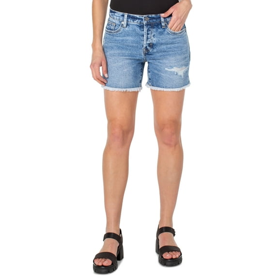 Earnest Sewn Women's Cutoff Denim Shorts Blue Size 24