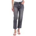 thumbnail image 1 of Earnest Sewn Womens Faded Denim Straight-Leg Ankle Jeans, 1 of 2