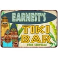 thumbnail image 1 of Earnest's TIKI BAR Island Sign Metal Wall Decor 12 x 18 Matte Finish Metal 112180058142, 1 of 1