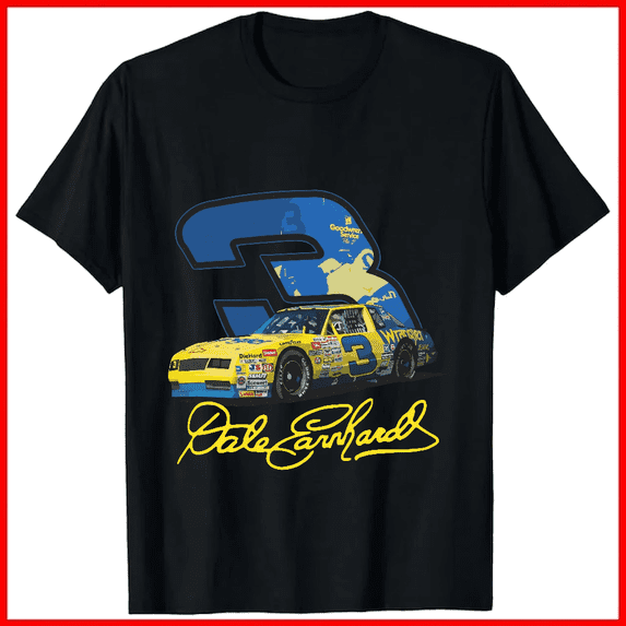 Earnhardt Yellow Number Three Car Racing Motorsport Legend Fan Unisex T-shirt V18484, up to size 5XL