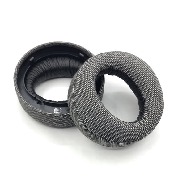 Earpads Cushions Replacement for Sony PlayStation 5 Pulse PS5 3D Wireless Headset, Ear Pads Cushions with Soft Grey Cloth
