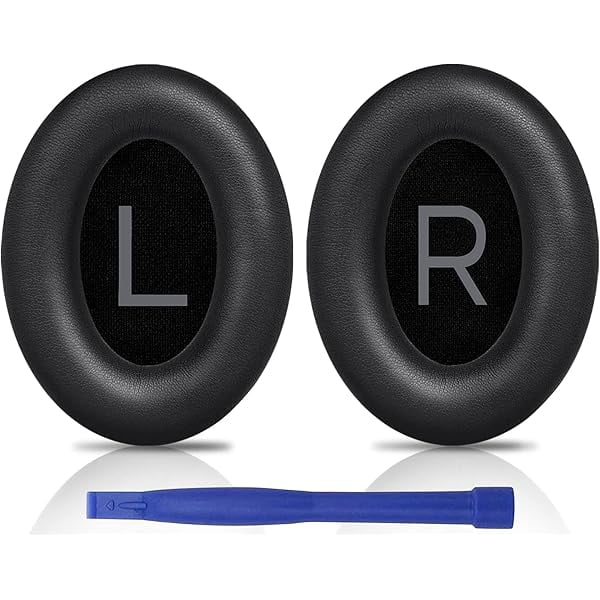 Replacement Ear Cushions For Bose QuietComfort 45 / QC45 / QC SE – Super Soft Protein Leather & Memory Foam