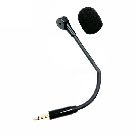 Earphone Accessory 3.5mm Gold Plate Straight Plug External Microphone Omnidirectional Microphone for PC Game Headset