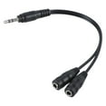 thumbnail image 1 of Earphone Adapter 1 Male for 2 Female Y Splitter Cable Adapter Convenient Line 1 to 2 Cable 3.5 mm, 1 of 7