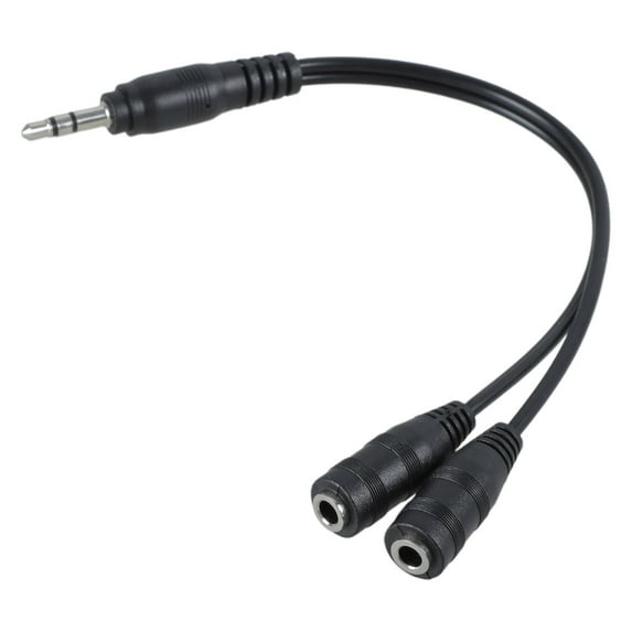 Earphone Adapter 1 Male for 2 Female Y Splitter Cable Adapter Convenient Line 1 to 2 Cable 3.5 mm
