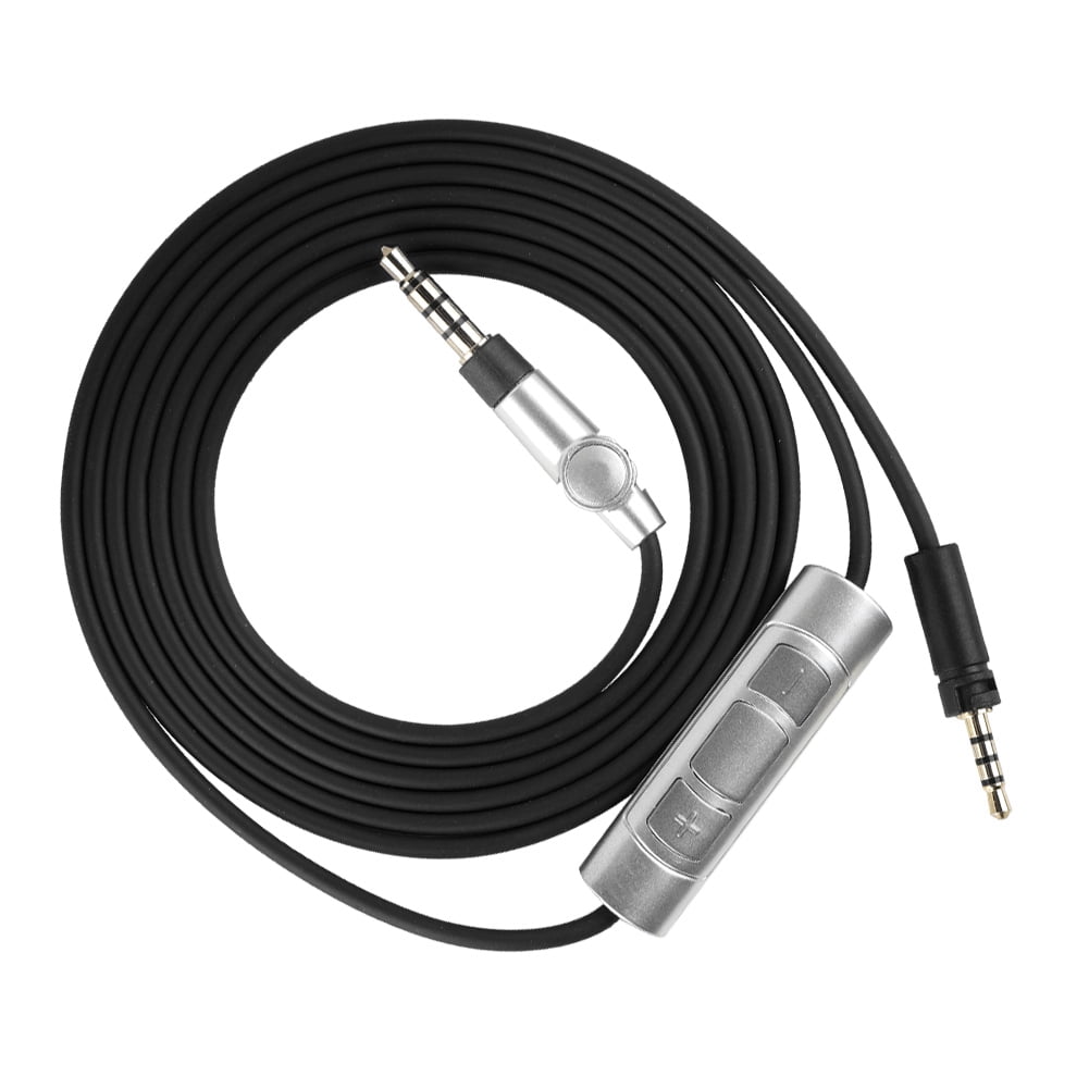 Earphone Cable for Sennheiser Momentum Replacement Audio Cord for Android iPhone Black Walmart