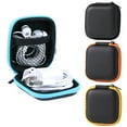 thumbnail image 1 of Earphone Case Earbuds Small Carrying Cases EVA Portable Headphone Organizer Storage Pouch Bag 4 Pack (Black,Blue,Orange,Yellow), 1 of 8