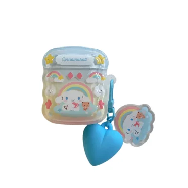 Earphone Case for AirPods Pro 2rd Hot Cute Cartoon Sanrio Anime Role Hello Kitty Headphone Cases for AirPods 1 2 3 Protect Cover