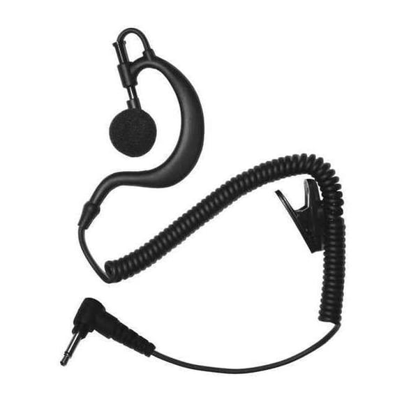 Earphone Connection Earhook Listen Only Earpiece,Black EP1BC