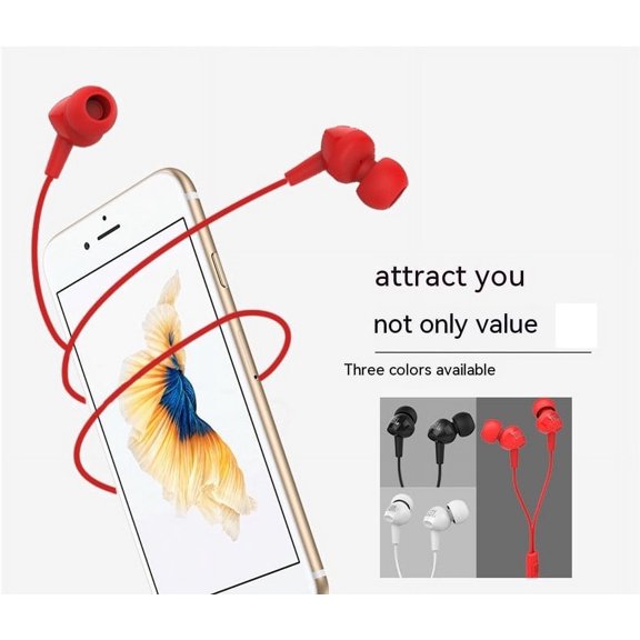 Earphone In-ear Dynamic Bass Boost Subwoofer Music Mobile Phone Earphone In-ear Wired