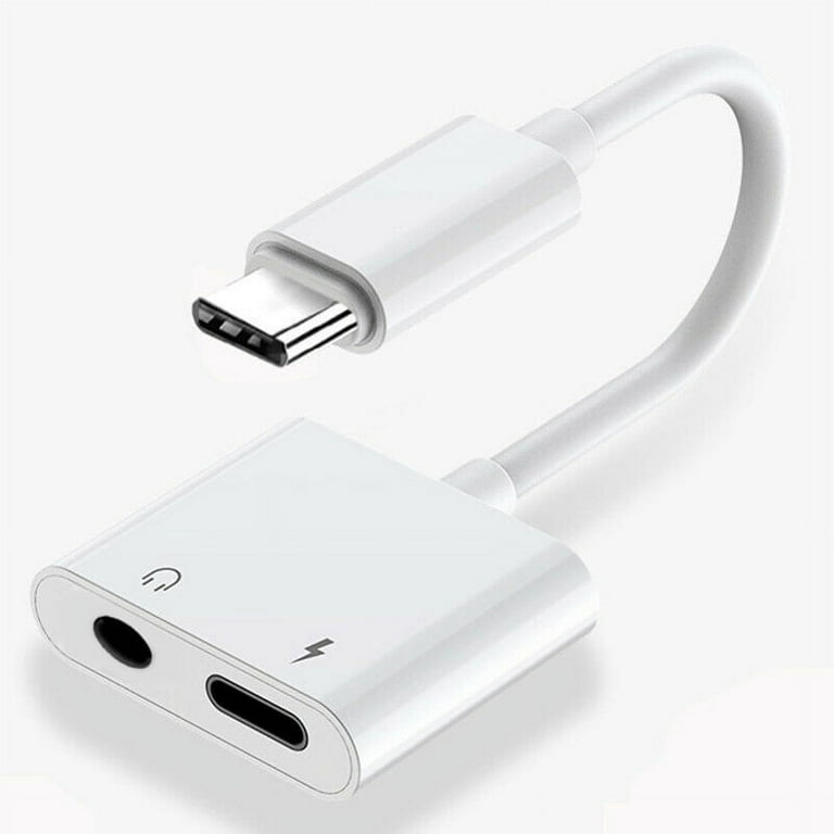 Earphone USB C Headphone Adapter for Motorola Edge Plus 2023