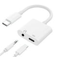 thumbnail image 1 of Earphone USB-C Headphone Adapter for Samsung Galaxy A55 5G/A35 5G/A25 5G - 3.5mm Jack Type-C Charger Port Splitter Mic Support Hands-free, 1 of 7