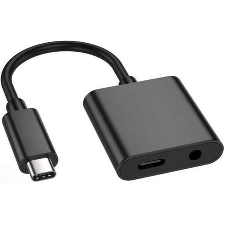 Earphone USB-C Headphone Adapter for Samsung Galaxy A73 5G,A53 5G,A33 5G Phones - 3.5mm Jack Charger Port Splitter Mic Support Hands-free