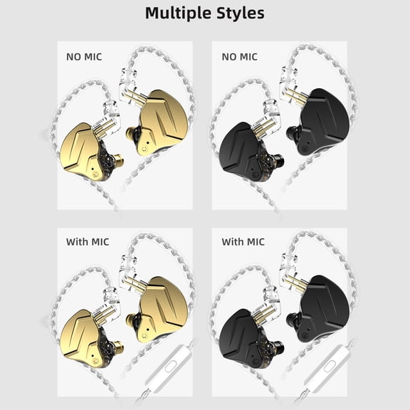 Earphone, X In-ear Audio (no Mic) In-ear 1dd 1ba With Cable 3.5mm Dual Driver With Driver With Stereo In-ear Headphdd 1ba In-ear Monitors Zsn Sound Ears With