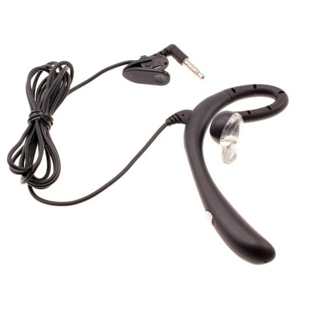 Earphone w Mic Wired Mono Headset for Motorola Moto G Pure/Power (2022)/5G Phones- Headphone 3.5mm Single Earbud Hands-free N8R