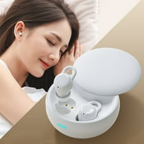 Earphone wireless, Hwkond Bluetooth Headphones 5.3 Wireless Earbuds Breathing Lamp Noise Reduction Bass IPX5 Waterproofs Sports Earphones Microphone Stereo Headset, White, Up To 60% Off