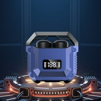 Earphone wireless, Hwkond Bluetooth Sports Headphones Wireless Earbuds Bluetooth In Ear Light-Weight Headphones Built-in Microphone Immersive Premium Sound With Charging Case, Blue, Up To 60% Off