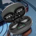 thumbnail image 1 of Earphone wireless, Hwkond Wireless Earbuds Bluetooth 5.3 In Ear Style EarphonesBuilt-in Microphone IPX4 Immersive Premium Sound Headset With Charging Case, Black, Up To 60% Off, 1 of 9