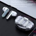 thumbnail image 1 of Earphone wireless, Hwkond Wireless Earbuds Bluetooth Headphones 5.3 Bluetooth Headsets Light-Weight Earphones With Microphone & Charging Case Display For TV Phone PC Laptop, White, Up To 60% Off, 1 of 7