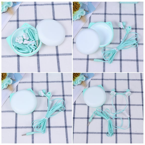 Amosfun 1Pcs Kids Headphones Cat Kitten Claw Cartoon Style for Everyday Use Back to School