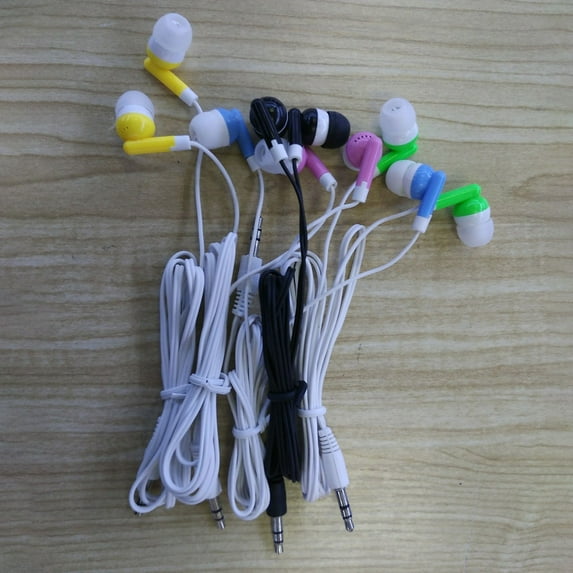 Color Cordless 3.5mm Earphones with Universal Compatibility Individually Packaged Anti-tangle for Low Cost