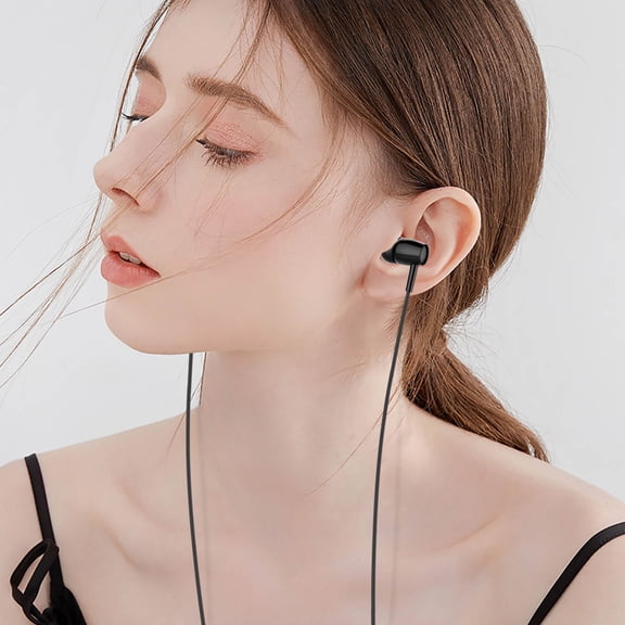 Earphones In Ear Headphones With Microphone 3.5mm Wired Earbuds For Ios And Android Smartphones Laptops Mp3 Gaming Walkman,black