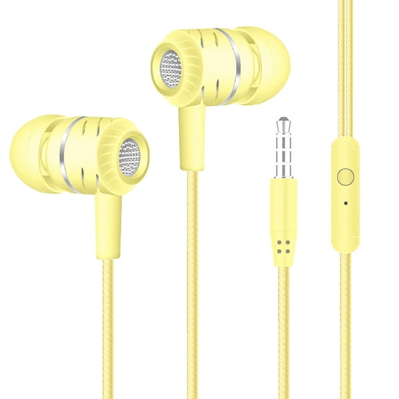 Earphones In Ear Headphones With Microphone 3.5mm Wired Earbuds For Ios And Android Smartphones Laptops Mp3 Gaming Walkman