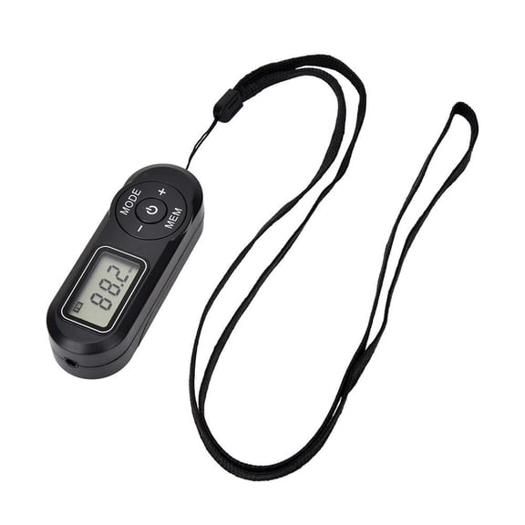 Earphones Jack Plastic LCD Display Preset FM Digital Tuner Stereo Sound Scan Function Entertainment Home Office Portable Radio