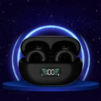 Earphones for Kids, Hwkond Wireless Ear Clip Skeleton Conduction Headphones, Bluetooth 5.3 Waterproofs Open Ear Headphones, Apply For Running, Sports, Cycling, Driving, Black, Up to 60% Off
