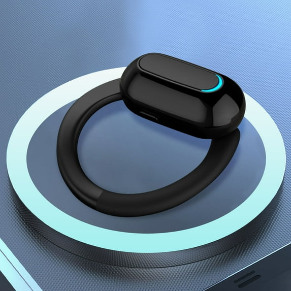 Earphones Qwtwty Wireless Intelligent Bluetooth Earphones Single Ear Hanging Stereo Earphones