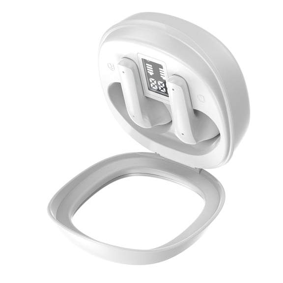 Earphones YW17 Wireless Headset BT5.4 Earphones Intelligent Noise Cancellation HD Calls Built In Microphone Intelligent Battery Digital Display With 220mAh Charging Compartment