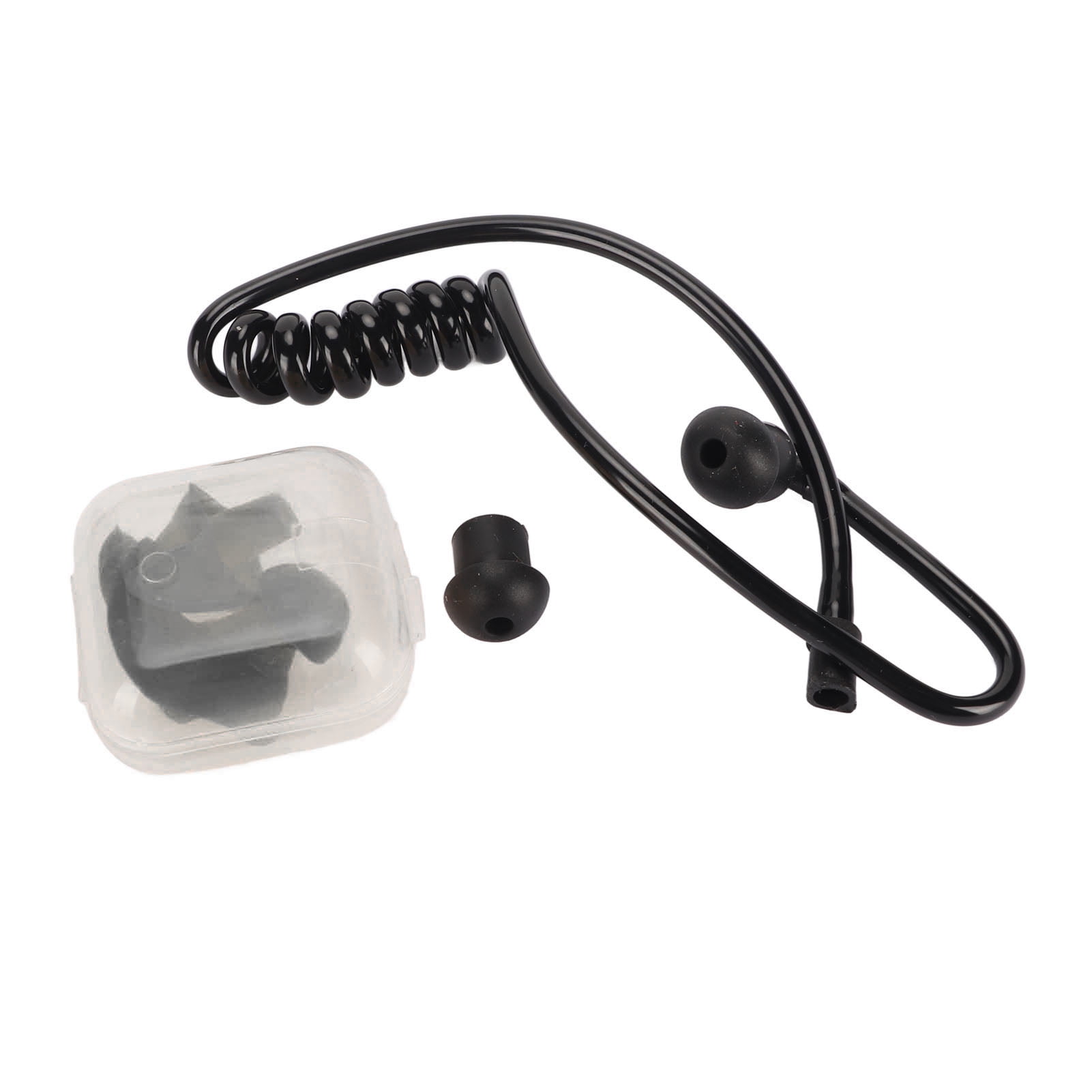 Earpiece Acoustic Tube Ergonomic Replacement Acoustic Coil Tube with Earbuds For Motorola Two