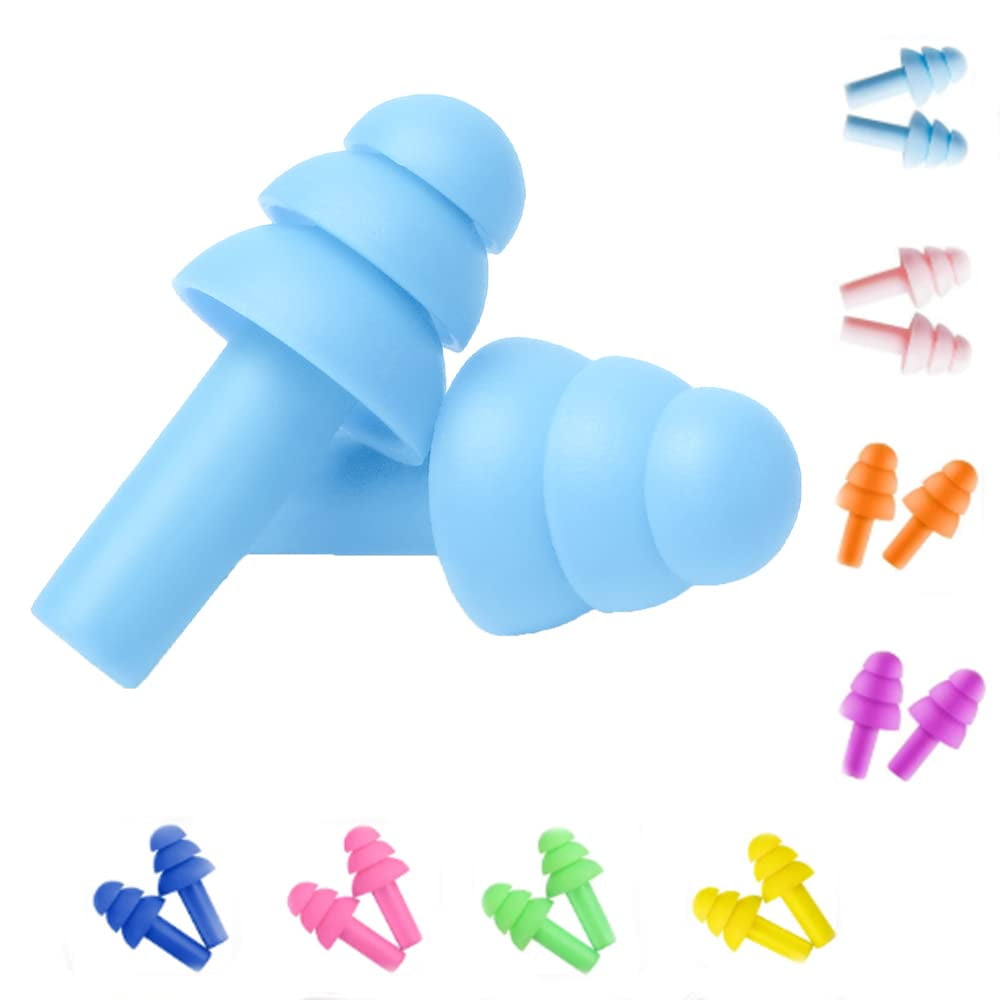 Earplugs for Sleeping Noise Cancelling, Reusable Ear Plugsâ€“ Super Soft, Silicone Ear Plug, for