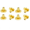 thumbnail image 1 of Earring Back 18k Gold Plated Safety Earring Back for Replacement Ear Studs,Non-Irritating,Suitable for Sensitive Ears,A, 1 of 6