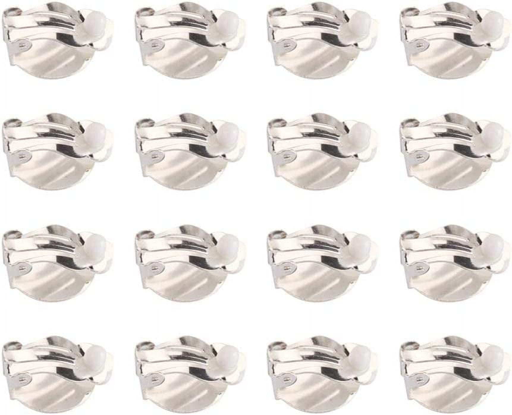 Earring Backs Earring Clip Backs Clip on Earring Converter Round Flat