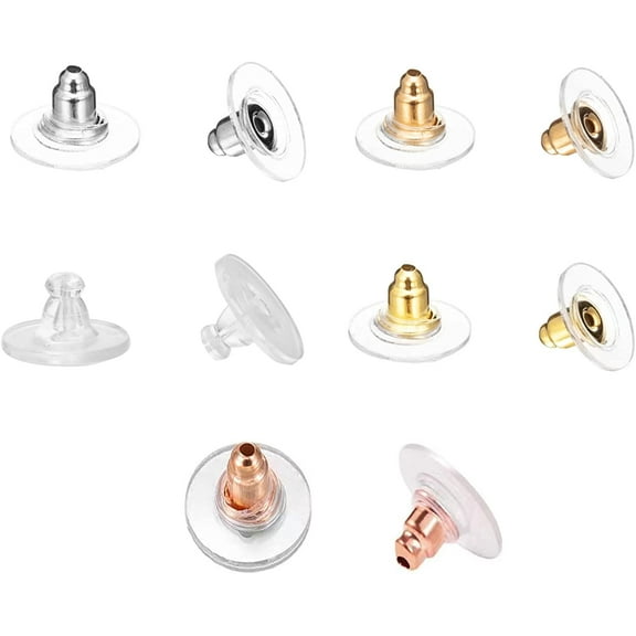 Earring Backs,Earring Backs for Studs/Droopy Ears,250PCS Screw on Earring Backs Earring Backings Earring Backs for Heavy Earring