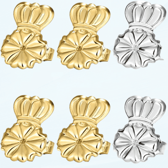 Earring Backs for Droopy Ears | Earring Lifters for Heavy Earring | Earing Lifter Backs BAX | Earlobe Secure Clear Miracle